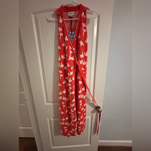 BNWT !! DVF x Target :: Collared Sleeveless Ginkgo Wrap Dress - Picture 4 of 6